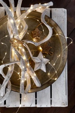 Micro LED Lichterkette, Strangbeleuchtung warmes weiß, 40 LED, 195cm, Lumineo