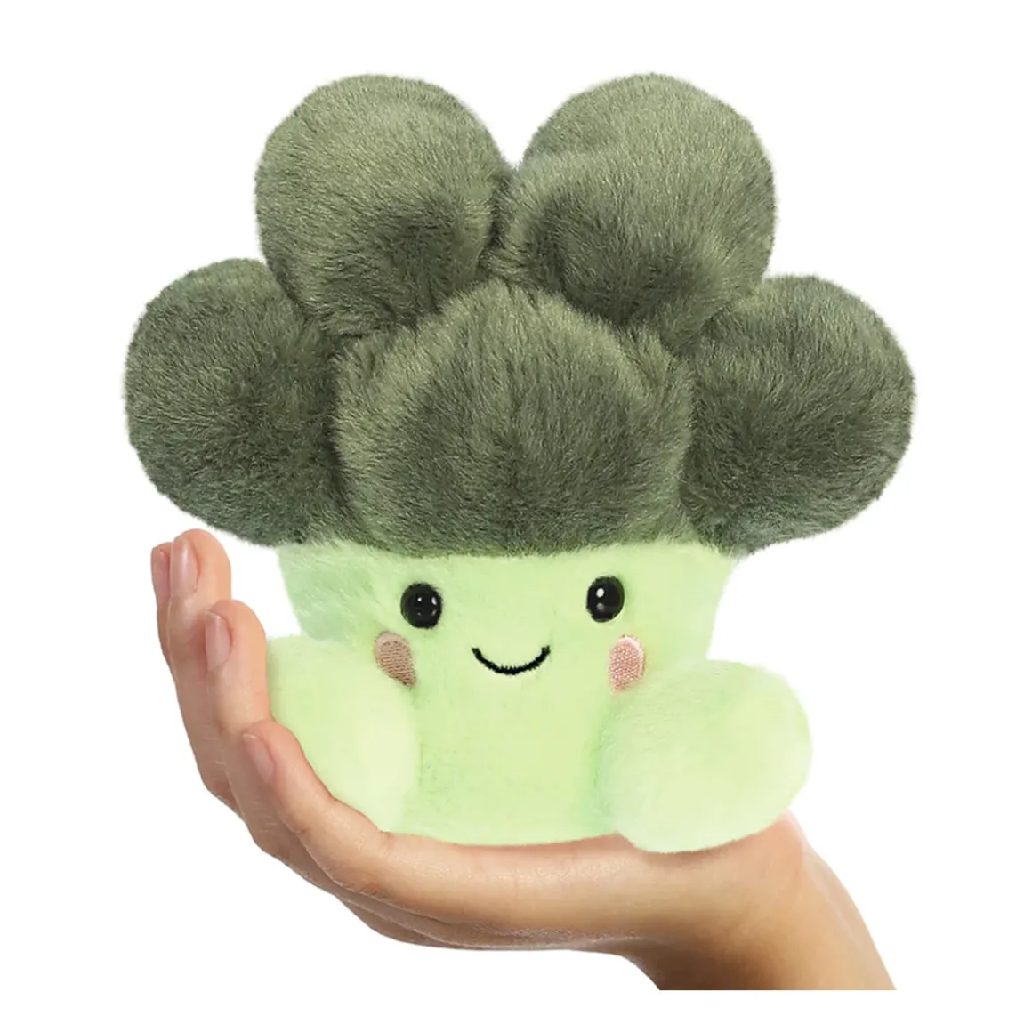 Plüsch Brokkoli Luigi, grün, Palm Pals, 13cm, Aurora World