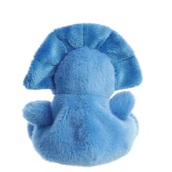 Plüsch Drache Tank, Triceratops, blau, Palm Pals, 13cm, Aurora World