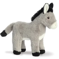 Plüsch Esel, grau, Eco Nation, 28cm, Aurora World