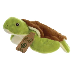 Plüsch Schildkröt grün-braun, Eco Nation, 25cm, Aurora World