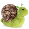 Plüsch Schnecke Slow grün-braun, Mini Flopsies, 20cm, Aurora World