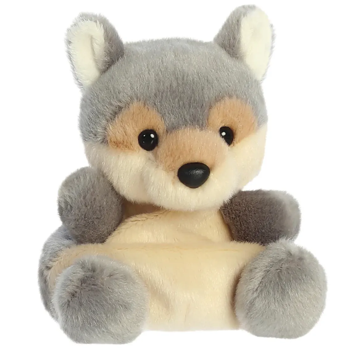 Plüsch Wolf Lucian, grau, Palm Pals, 13cm, Aurora World