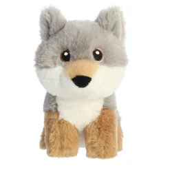 Plüsch Wolf, Mini Wolf grau, Eco Nation, 13cm, Aurora World