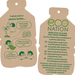 Plüsch Wolf, Mini Wolf grau, Eco Nation, 13cm, Aurora World