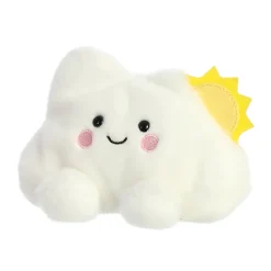 Plüsch Wolke Summer, weiß, Palm Pals, 13cm, Aurora World