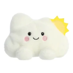 Plüsch Wolke Summer, weiß, Palm Pals, 13cm, Aurora World