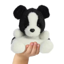 Plüsch Hund, Collie Brodie, schwarz-weiß, Palm Pals, 13cm, Aurora