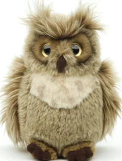 Plüschtier Eule, Uhu Virginia, Horneule, braun, 23cm, Uni Toys