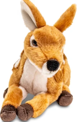 Plüschtier Reh, Rehkitz Bambi mit Punkte, braun-weiß, 22cm, Uni Toys