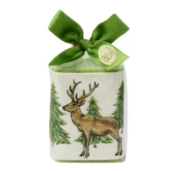 Schafmilchseife Hirsch eckig, mit Tannen und Hirsch Duft, Classic/Eisenkraut, Florex