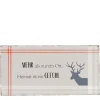 Schild Hirsch Karo, Metallschild Mehr als nur ein Ort..., 40x20cm, Boltze Home Collections
