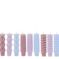 Stabkerze, Spitzkerzen Twist, 11cm, 3St/Packg