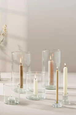 Stabkerze Rustikal graunatur, dicke rustikale Stabkerze, Ø3,8cm, Ib Laursen