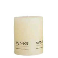 Stumpenkerze Rustic Ivory, Wachskerze, 80x60mm, WMG Grünberger
