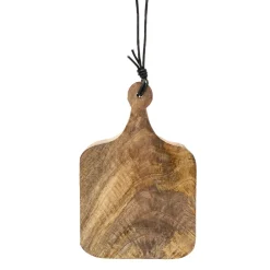 Tapasbrett, Holzbrett Natur, kleines Schneidebrett, 15x10cm, Mica Decorations