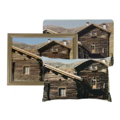 Textil Fußmatte Scheune, Alte Scheune, 75x50cm, Mars & More