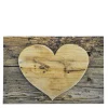 Textil Tischset Herz, Holzherz, 40x30cm, Mars & More