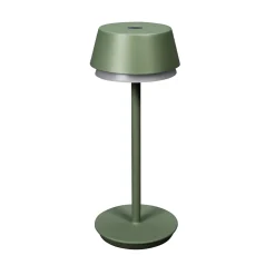 Tischleuchte Lyon grün/grau, 30cm, Konstsmide