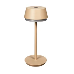 Tischleuchte Lyon sand, 30cm, Konstsmide