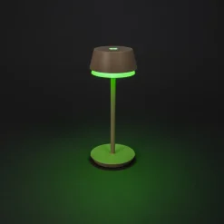 Tischleuchte Lyon sand, 30cm, Konstsmide