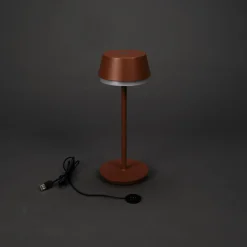 Tischleuchte Lyon terracotta, 30cm, Konstsmide