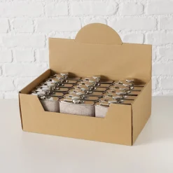 Trinkflasche Hirsch Vilbert, Flaschmann aus Filz mit Hirschkopf unten, 11x9cm, Boltze Home Collections