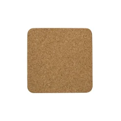 Untersetzer Herz, Herz aus Zweige, 10x10cm, Set/6, MDF/Kork, Mars & More