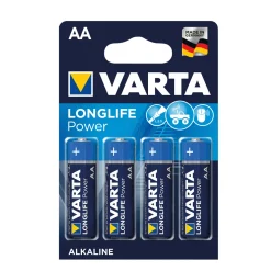Varta Batterie, Mignon AA, Longlife Power, 4St. im Blister