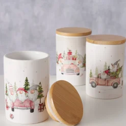 Vorratsdosen Weihnachtsmann Carrie, 3 versch. Motive, 7x5cm, Boltze Home Collections