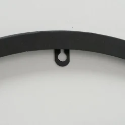 Wandobjekt Hirsch Ludwig, Metallschild mit Spruch: Grüss Gott, Ø50cm, Boltze Home Collections