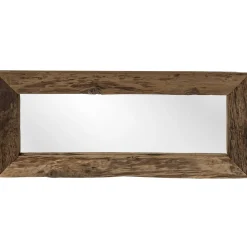Wandspiegel Solea, Holzspiegel, Naturholzrahmen, 120x50cm, Boltze Home Collections